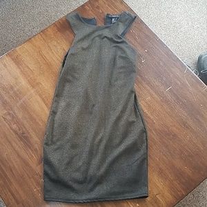 Gold and black dress